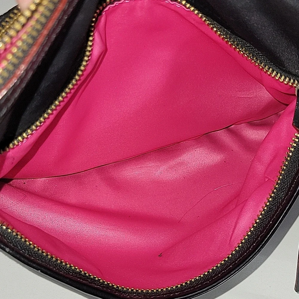 MZ Wallace Paige Black Nylon Crossbody Shoulder Bag